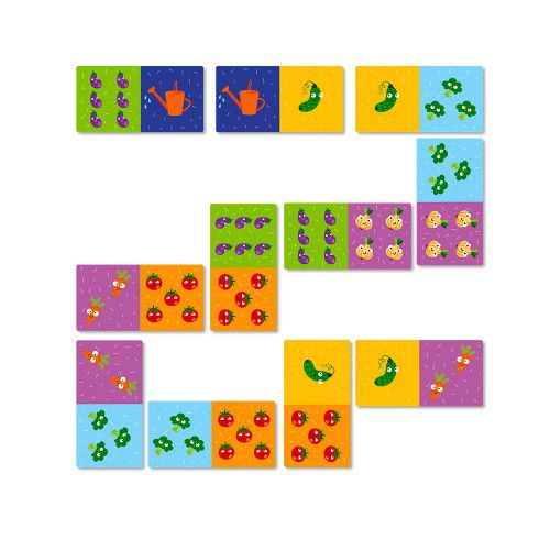 Обложка Домино "Овощи" (Я РАСТУ ТОЙЗ), издательство Я РАСТУ ТОЙЗ | купить в книжном магазине Рослит