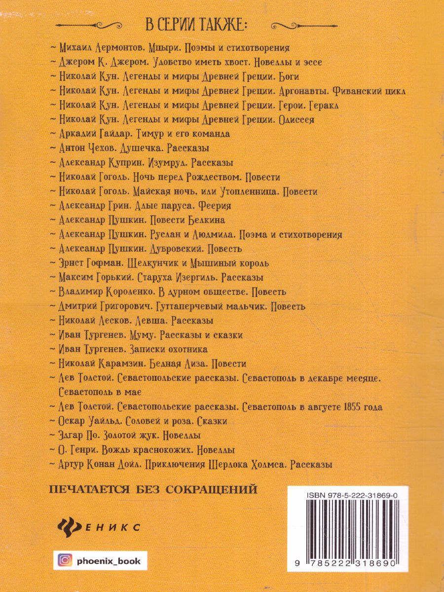 Обложка книги Конек-Горбунок Сказка, Автор Ершов П.П., издательство Феникс ТД                                          | купить в книжном магазине Рослит