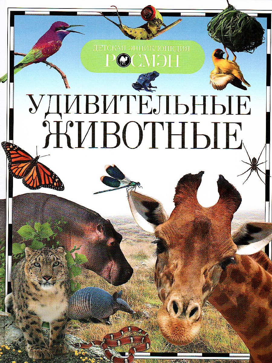 Обложка Удивительные животные (ДЭР), издательство РОСМЭН | купить в книжном магазине Рослит