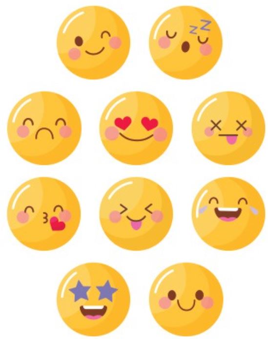 Обложка книги Комплект медалек-смайликов КМ-15143 (10 шт. в компл.)(Сфера), Автор КМ-15143, издательство Сфера | купить в книжном магазине Рослит