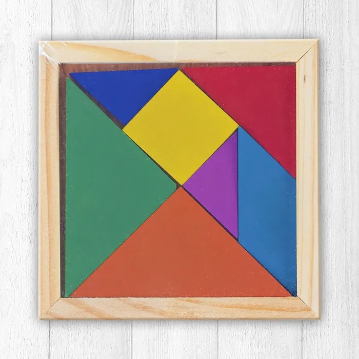 Обложка Головоломка "Танграм" буквы и цифры, издательство Буква-Ленд                                         | купить в книжном магазине Рослит