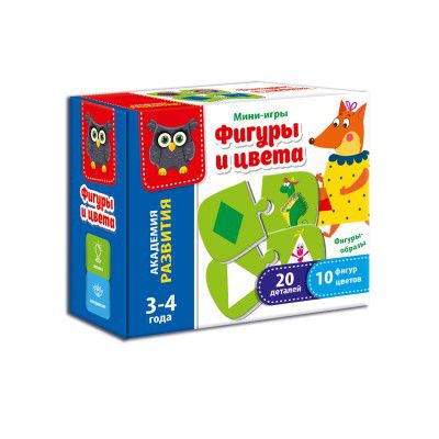 Обложка Игра настольная Мини-игра "Фигуры и цвета" (Я РАСТУ ТОЙЗ), издательство Я РАСТУ ТОЙЗ | купить в книжном магазине Рослит