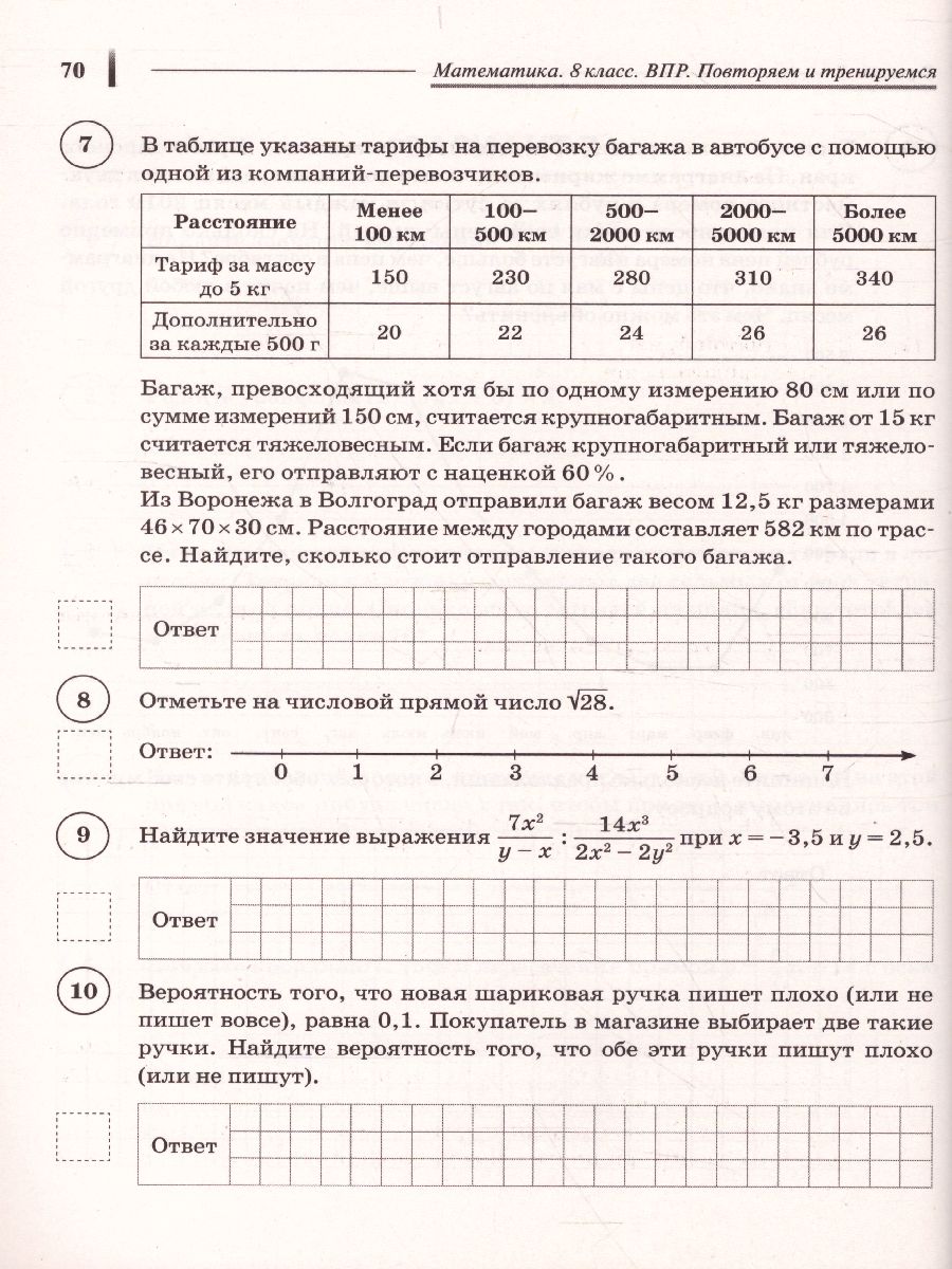 Обложка книги ВПР-2021. Математика 8 класс. Повторяем и тренируемся. 15 тренировочных вариантов, Автор Лысенко Ф.Ф. Коннова Е.Г., издательство ЛЕГИОН | купить в книжном магазине Рослит