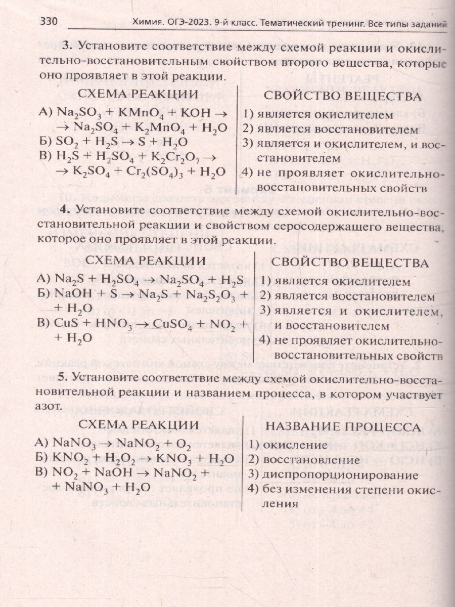 Обложка книги ОГЭ-2023. Химия 9 класс. Тематический тренинг., Автор Доронькин В.Н., издательство ЛЕГИОН | купить в книжном магазине Рослит