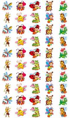 Обложка книги Набор для поощрения на самоклеящейся бумаге Насекомые, Автор НМ-11054, издательство Сфера | купить в книжном магазине Рослит