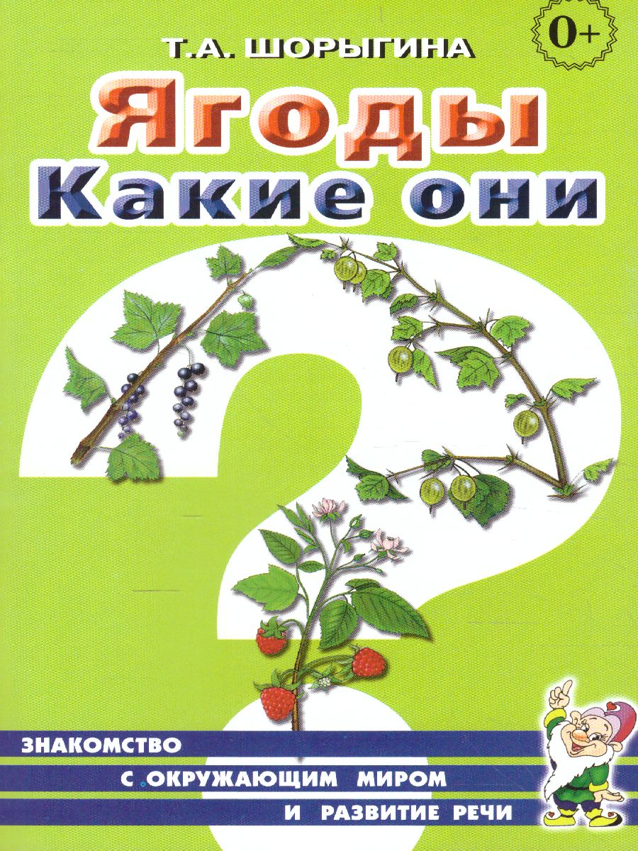 Обложка книги Ягоды. Какие они? Знакомство с окружающим миром, развитие речи, Автор Шорыгина Т.А., издательство ГНОМ | купить в книжном магазине Рослит