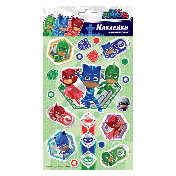 Обложка Наклейки вспененные "Герои в масках", диз. 1, издательство НД Плэй                                            | купить в книжном магазине Рослит