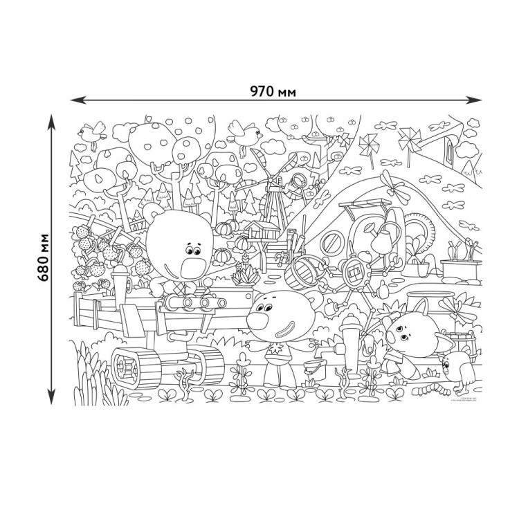 Обложка Очень большая раскраска Ми-ми-мишки Удивительные открытия, издательство НД Плэй                                            | купить в книжном магазине Рослит