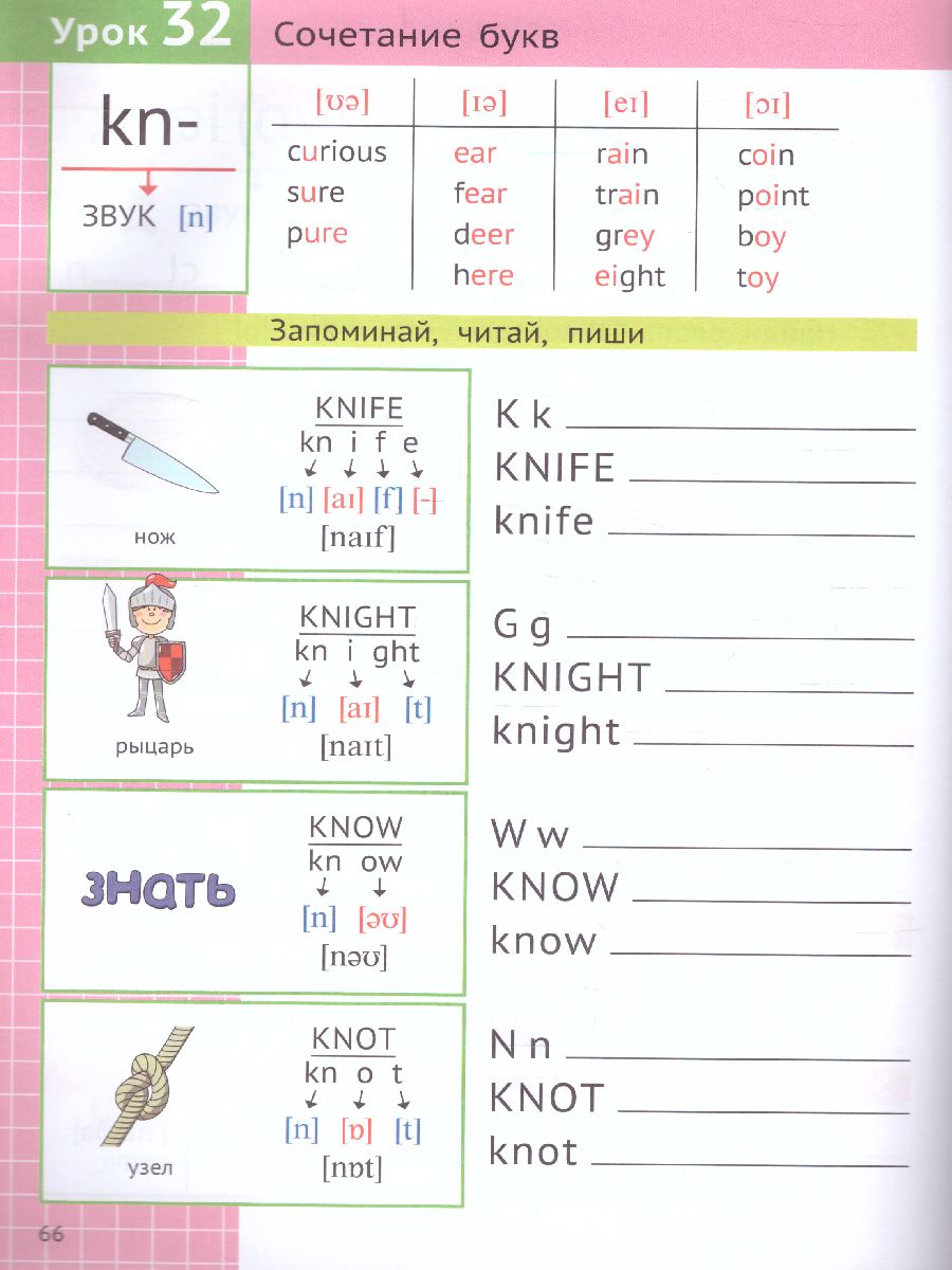 Обложка книги Английский язык. Буквы и звуки. Тренажёр по чтению, Автор Русинова Е.В., издательство Титул | купить в книжном магазине Рослит