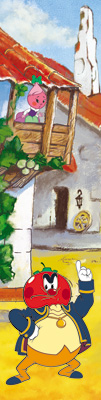 Обложка книги Закладка-линейка Синьор Помидор М2-12316 (из мультфильма Чиполлино) (Сфера), Автор М2-12316, издательство Сфера | купить в книжном магазине Рослит