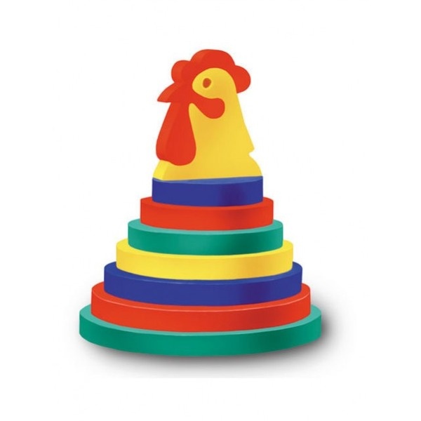 Обложка Конструктор Пирамидка Петушок, издательство Тедико | купить в книжном магазине Рослит