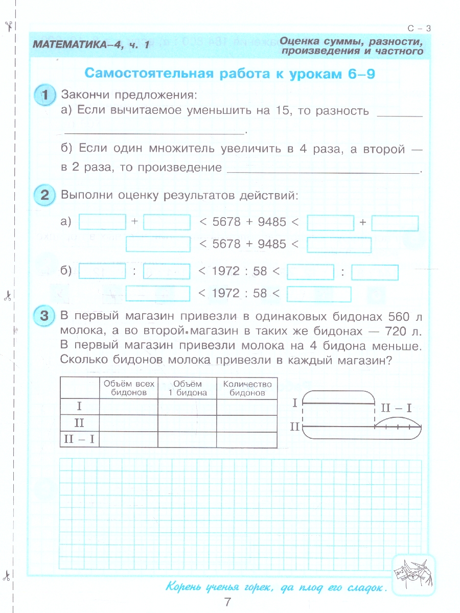 картинка Математика 4 класс. Самостоятельные и контрольные работы. В 2-х частях. Выпуск 4. Часть 1. ФГОС от магазина Рослит