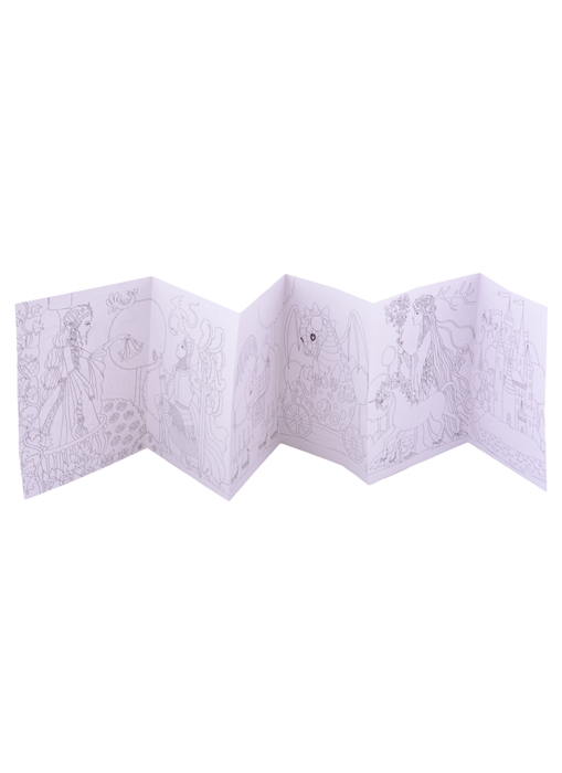 Обложка книги Раскраска-гармошка. Рыцари, принцессы и феи, Автор , издательство Учитель | купить в книжном магазине Рослит