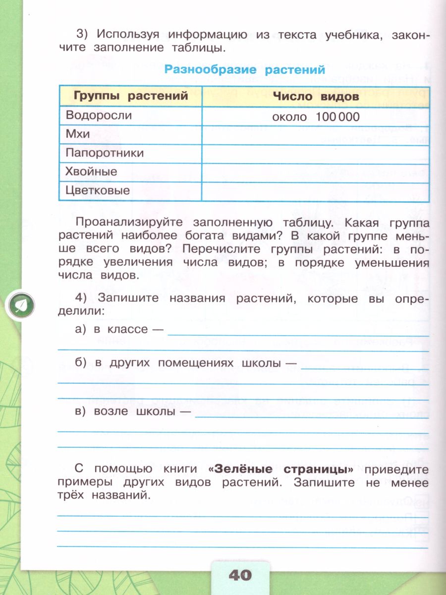 картинка Окружающий мир 3 класс. Рабочая тетрадь в 2-х частях. Часть 1 от магазина Рослит