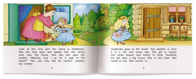 Обложка книги Читаем вместе. Златовласка и три медведя. Goldilocks and the Three Bears. На английском языке. 2 уровень, Автор Наумова Н.А., издательство Айрис | купить в книжном магазине Рослит