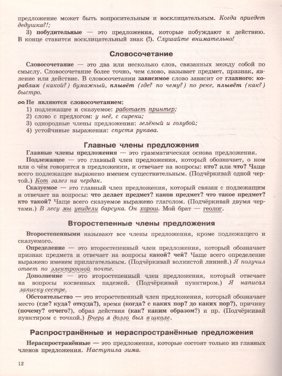 Обложка книги Русский язык 4 класс. Все основные правила, Автор Узорова О.В. Нефёдова Е.А., издательство АСТ | купить в книжном магазине Рослит