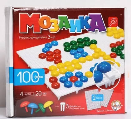 Обложка Мозаика d20/4цв/100 эл/2 поля(Десятое королевство), издательство Десятое королевство | купить в книжном магазине Рослит
