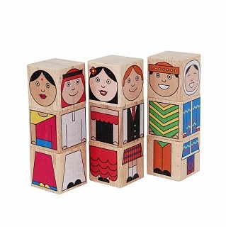 Обложка Кубики Народы мира, издательство Краснокамская игрушка | купить в книжном магазине Рослит
