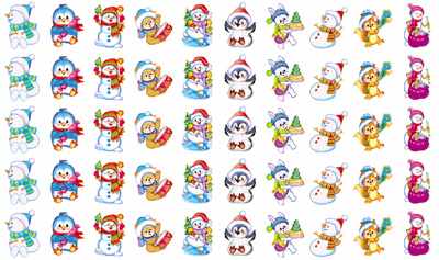 Обложка книги Набор для поощрения на самоклеящейся бумаге Новогодние, Автор НМ-12025, издательство Сфера | купить в книжном магазине Рослит