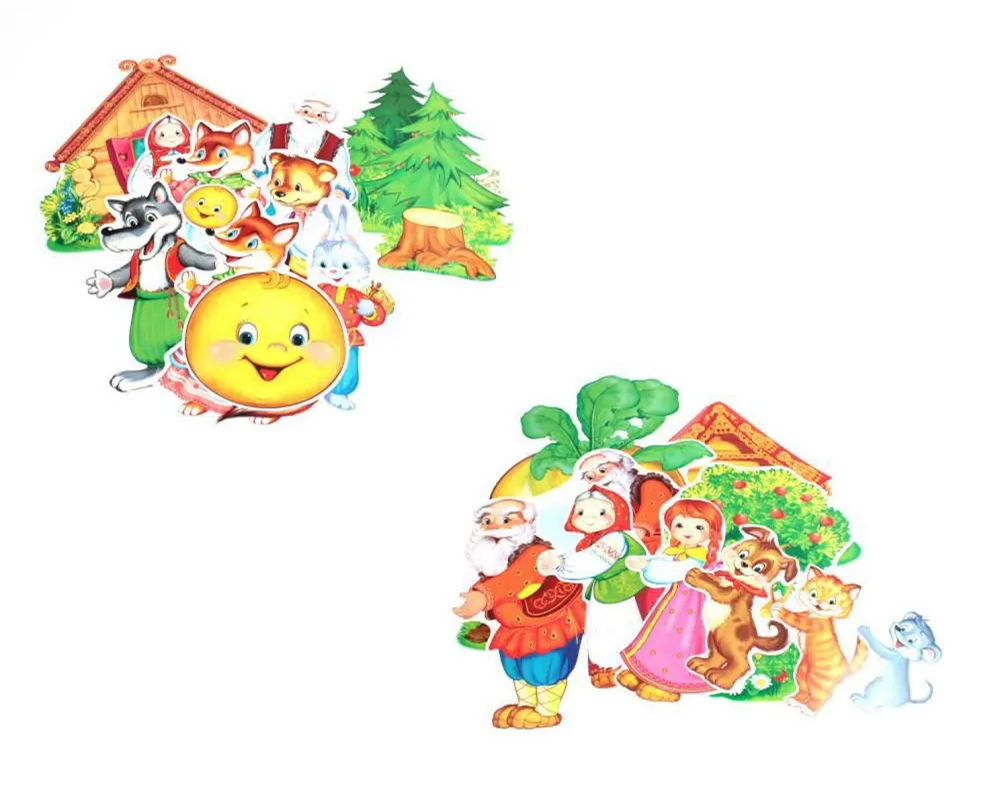 Обложка книги Вырубные фигуры А4. Русские сказки (комплект), Автор , издательство Сфера | купить в книжном магазине Рослит