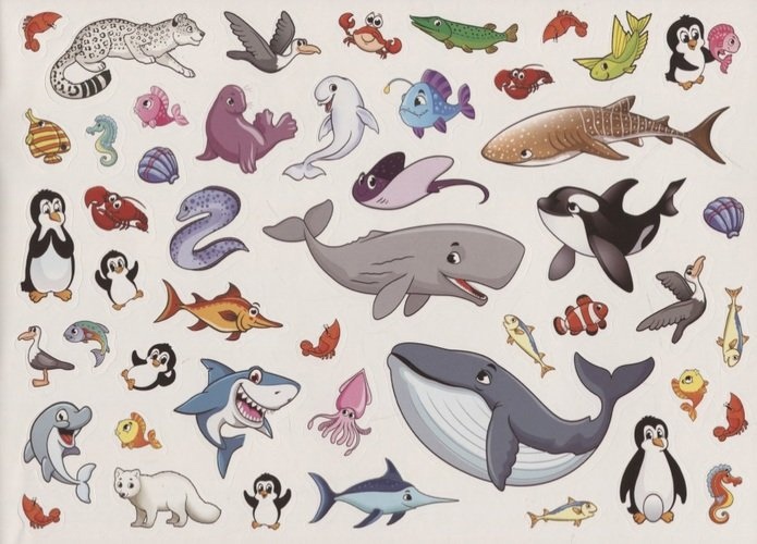 Обложка Книжка 250 наклеек Веселые зверята 17х 24 см 8 стр, издательство Буква-Ленд                                         | купить в книжном магазине Рослит