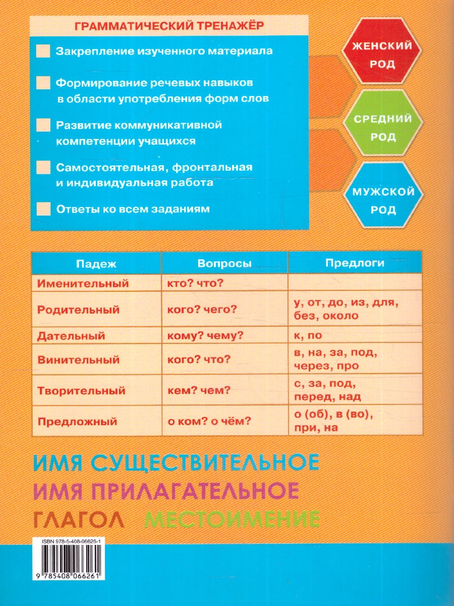 Обложка книги Русский язык 3класс. Грамматический тренажёр. Части речи, Автор Чурсина Л.В., издательство Вако | купить в книжном магазине Рослит