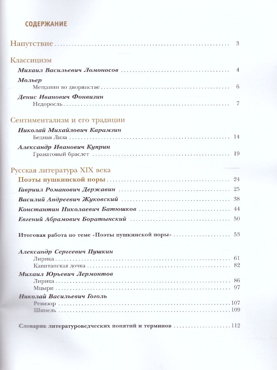 картинка Литература 8 класс. Рабочая тетрадь. Часть 1. ФГОС от магазина Рослит