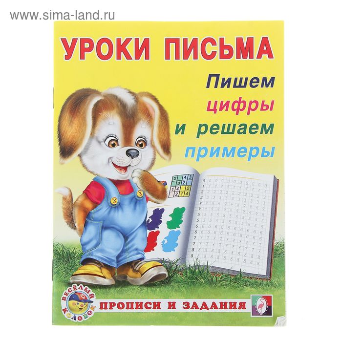 Обложка Пишем цифры и решаем примеры, издательство Фламинго | купить в книжном магазине Рослит