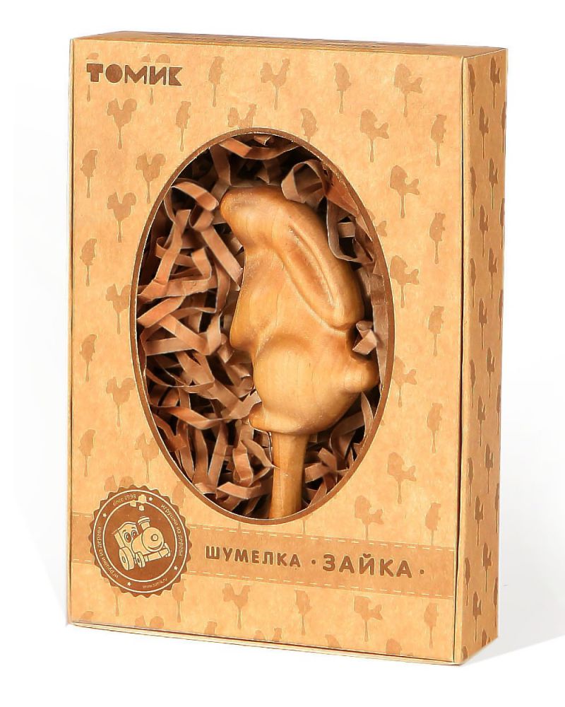 Обложка Шумелка-погремушка  "Зайка" береза (Томик), издательство Томик | купить в книжном магазине Рослит