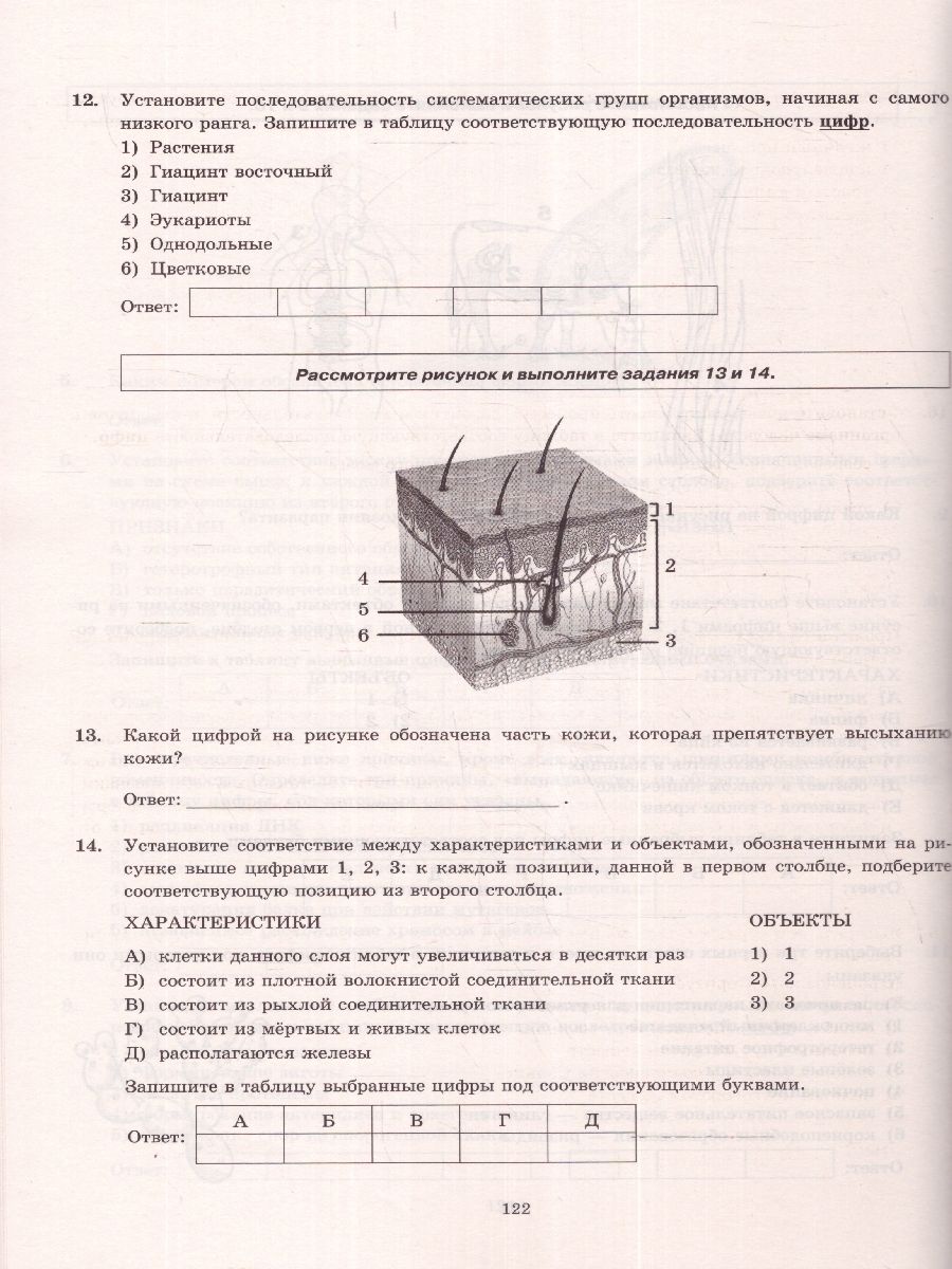 картинка ЕГЭ 2024 Биология 14 вариантов. ОФЦ. Типовые варианты экзаменационныйх заданий от магазина Рослит