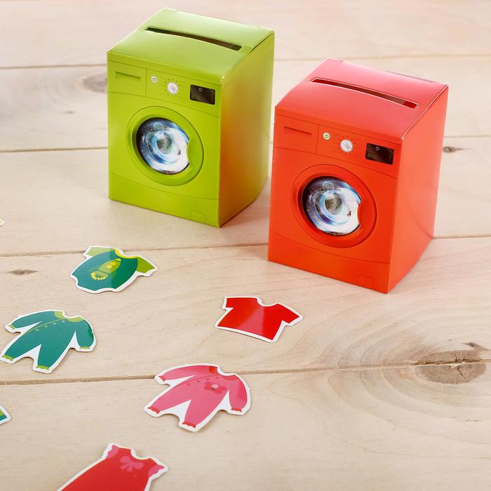 Обложка IQ-ZABIAKA Обучающий набор "Сортер-копилка. Цветная стирка", издательство Буква-Ленд                                         | купить в книжном магазине Рослит