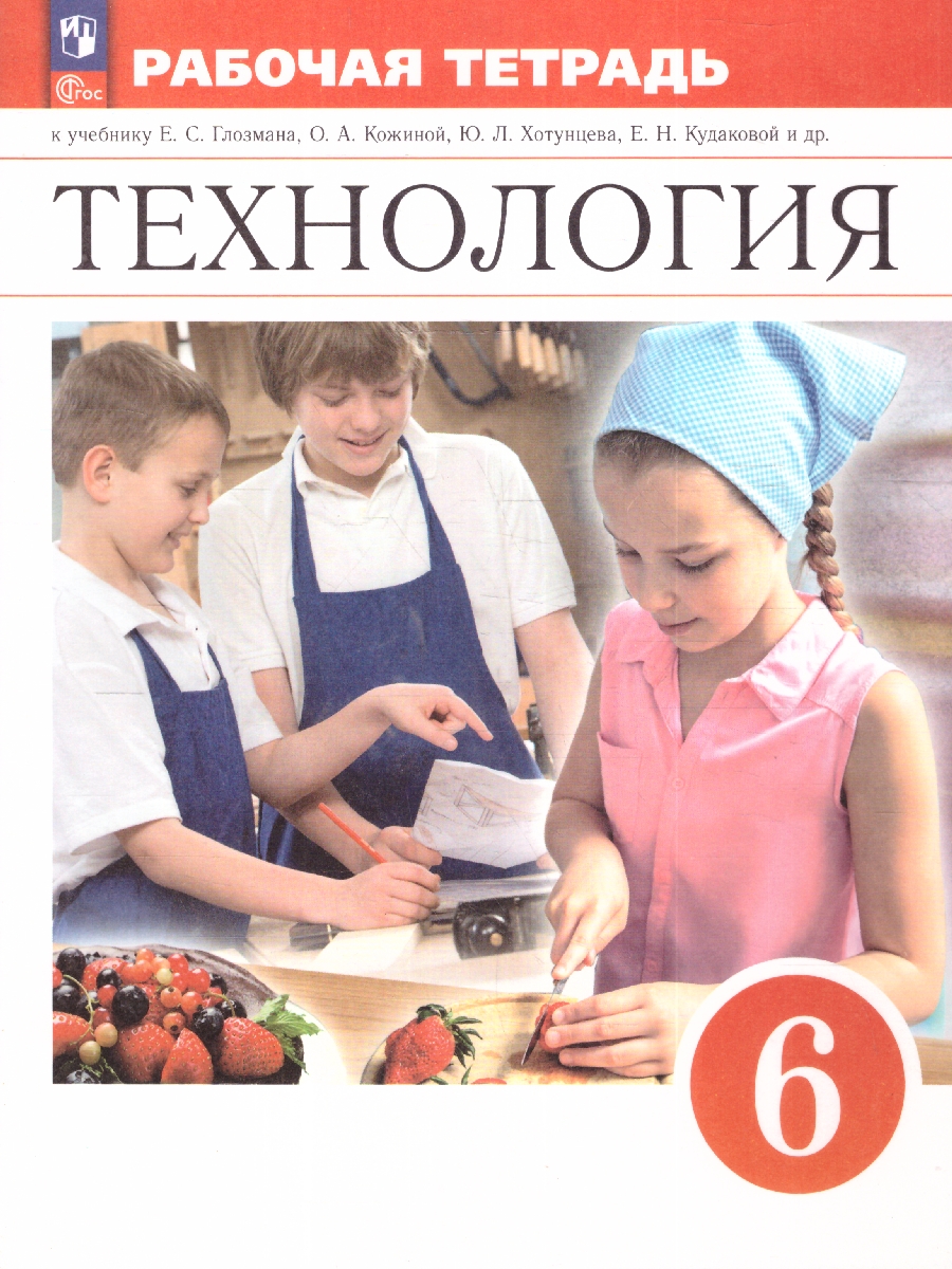 Обложка книги Технология 6 класс. Рабочая тетрадь к новому ФП. Вертикаль, Автор Глозман Е. С. Глозман А. Е. Кудакова Е.Н., издательство Просвещение | купить в книжном магазине Рослит