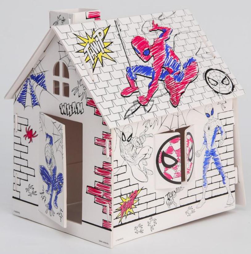 Обложка Набор для творчества Домик раскраска Человек-паук, 2, издательство Буква-Ленд                                         | купить в книжном магазине Рослит