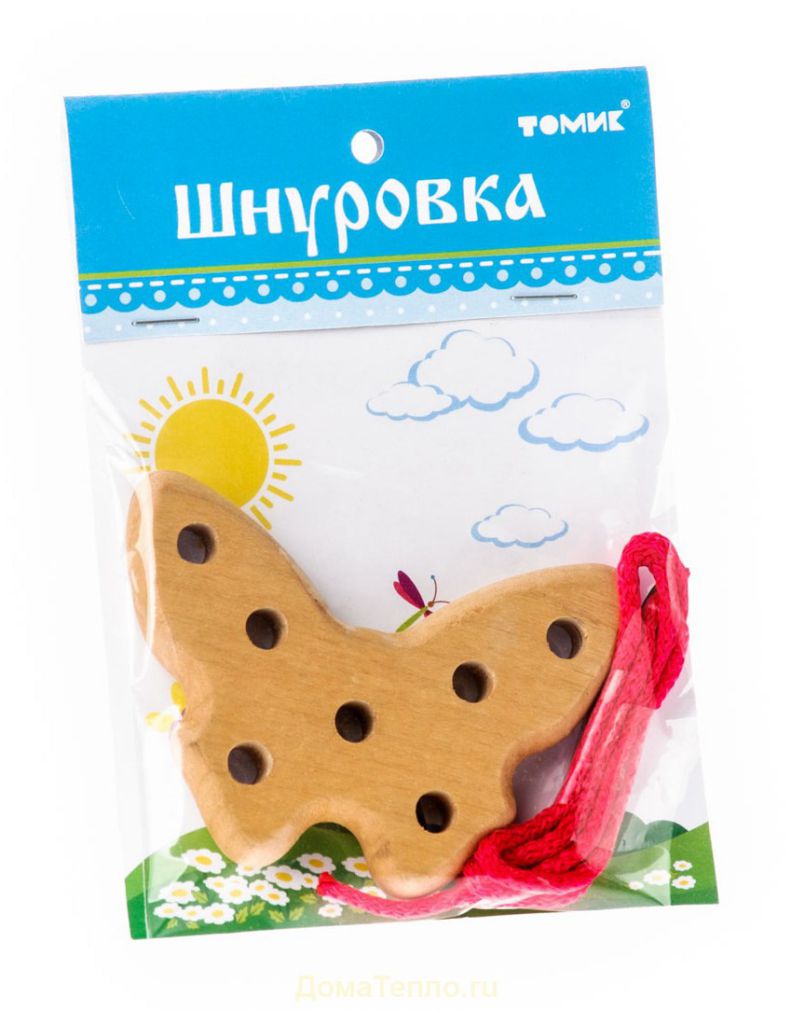 Обложка Шнуровка "Бабочка", издательство Томик | купить в книжном магазине Рослит