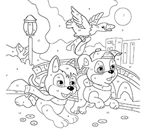 Обложка Веселые щенки. Холст с красками 15х15 см по номерам, издательство Проф-пресс | купить в книжном магазине Рослит