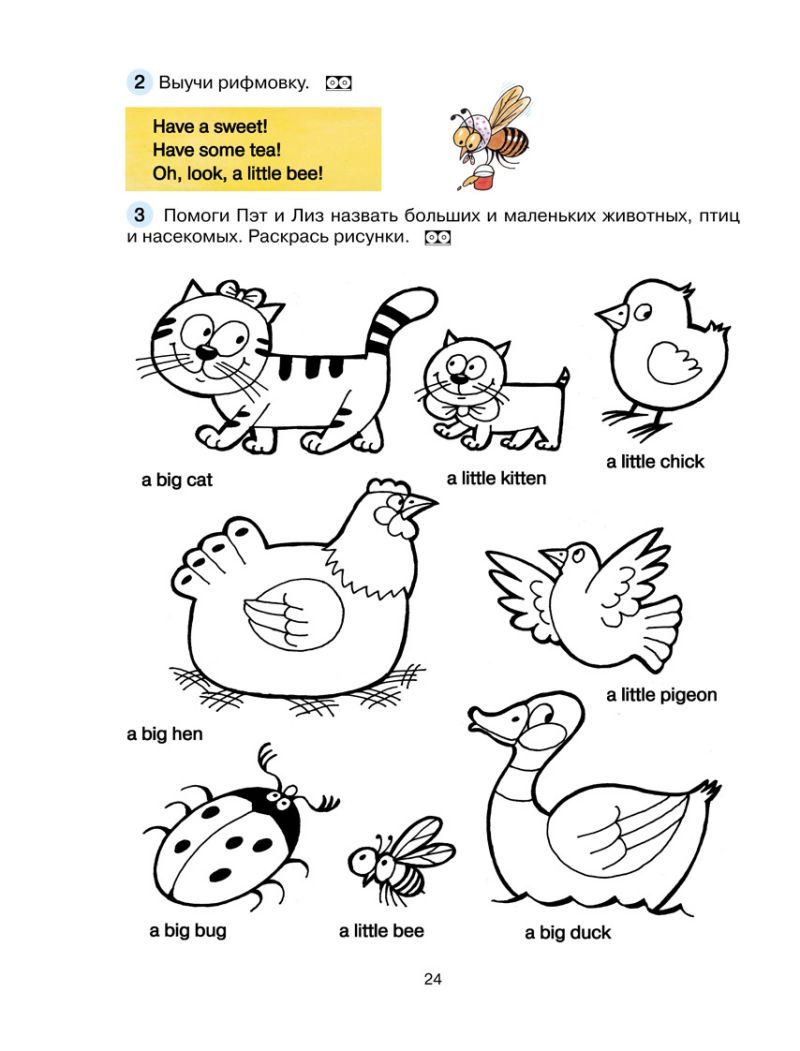 Обложка книги Английский для самых маленьких. Учебник, Автор Шишкова И.А., издательство РОСМЭН | купить в книжном магазине Рослит