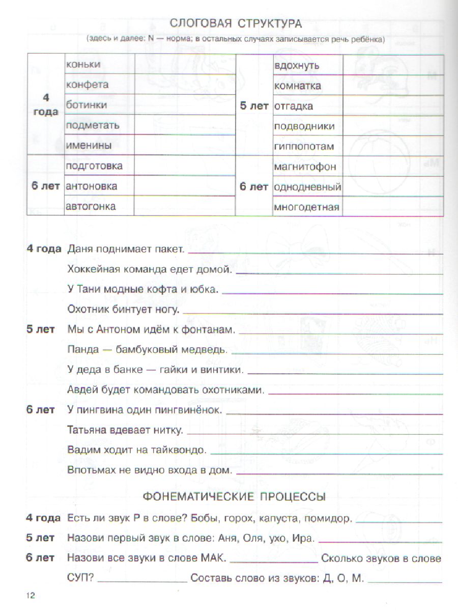 Обложка книги Речевая карта для обследования ребенка дошкольного возраста, Автор Крупенчук О.И., издательство ЛИТЕРА | купить в книжном магазине Рослит