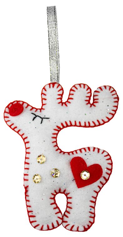 Обложка Набор для творчества. Мягкая игрушка из фетра "Новогодние игрушки 6 шт." (Десятое королевство), издательство Десятое королевство | купить в книжном магазине Рослит