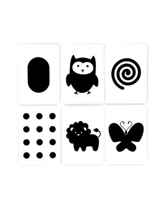 Обложка Игра развивающая для новорожденых Черно-белые карточки, издательство Буква-Ленд                                         | купить в книжном магазине Рослит