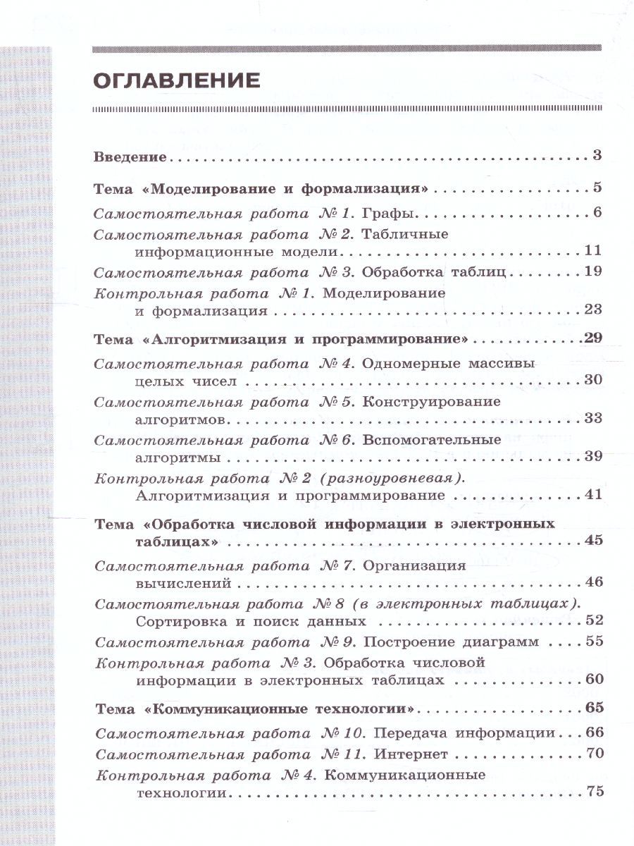 Обложка книги Информатика 9 класс. Самостоятельные и контрольные работы. ФГОС, Автор Босова Л.Л. Босова А.Ю. Лобанов А.А. Лобанова Т.Ю., издательство Бином | купить в книжном магазине Рослит