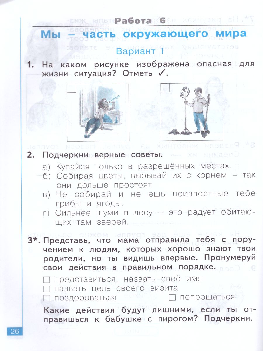 Обложка книги Окружающий мир 1 класс. Тематический и итоговый контроль. Рабочая тетрадь, Автор Галяшина П.А., издательство Просвещение/Союз                                   | купить в книжном магазине Рослит