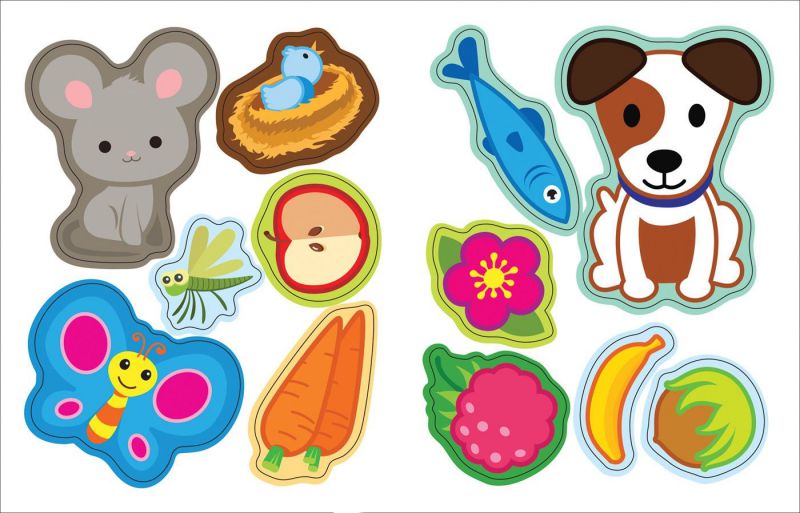 Обложка Кто что ест? Книжка с многоразовыми наклейками, издательство РОСМЭН | купить в книжном магазине Рослит