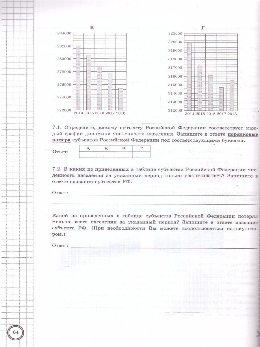 картинка ВПР География 8 класс 10 вариантов. Типовые задания. 10 вариантов заданий. Подробные критерии оценивания. Ответы. ФГОС от магазина Рослит