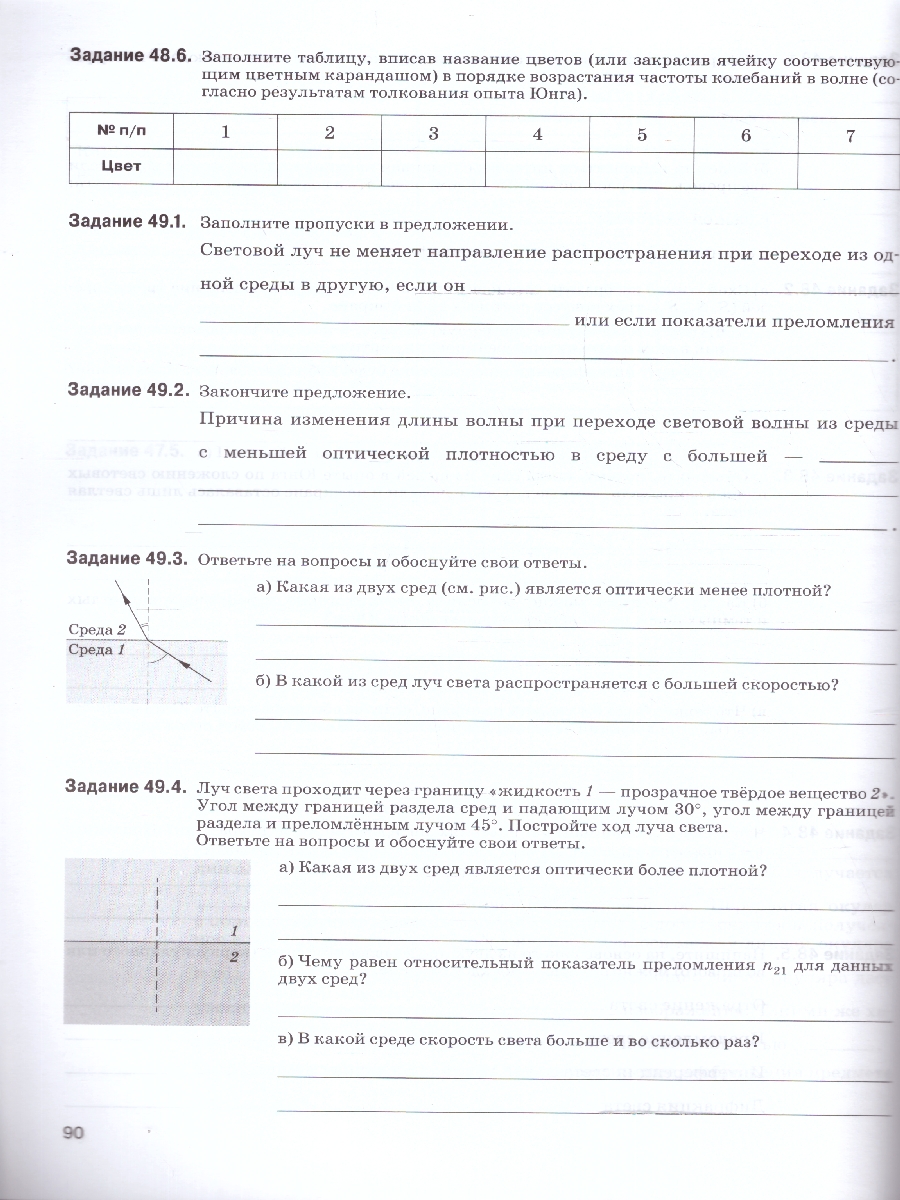 Обложка книги Физика 9 класс. Рабочая тетрадь. ФГОС, Автор Гутник Е.М. Власова И.Г., издательство Просвещение | купить в книжном магазине Рослит