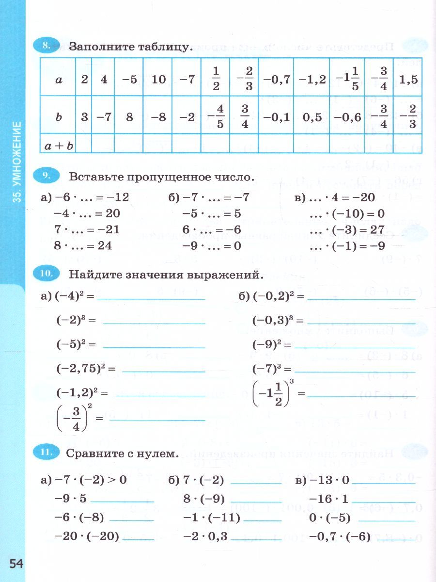 картинка Рабочая тетрадь по Математике 6 класс. Часть 2. ФГОС от магазина Рослит