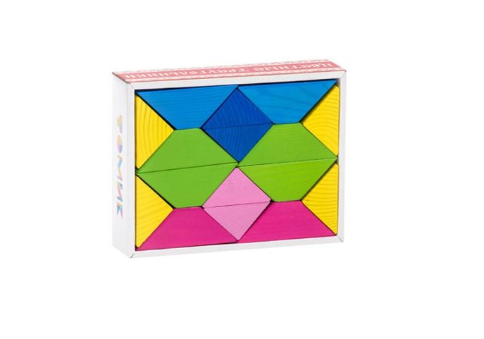 Обложка Треугольники Цветные 16 дет (Томик), издательство Томик | купить в книжном магазине Рослит