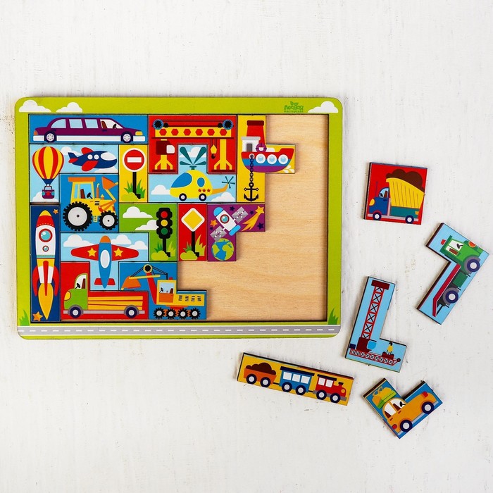 Обложка Тетрис Транспорт (головоломка), издательство Буква-Ленд                                         | купить в книжном магазине Рослит