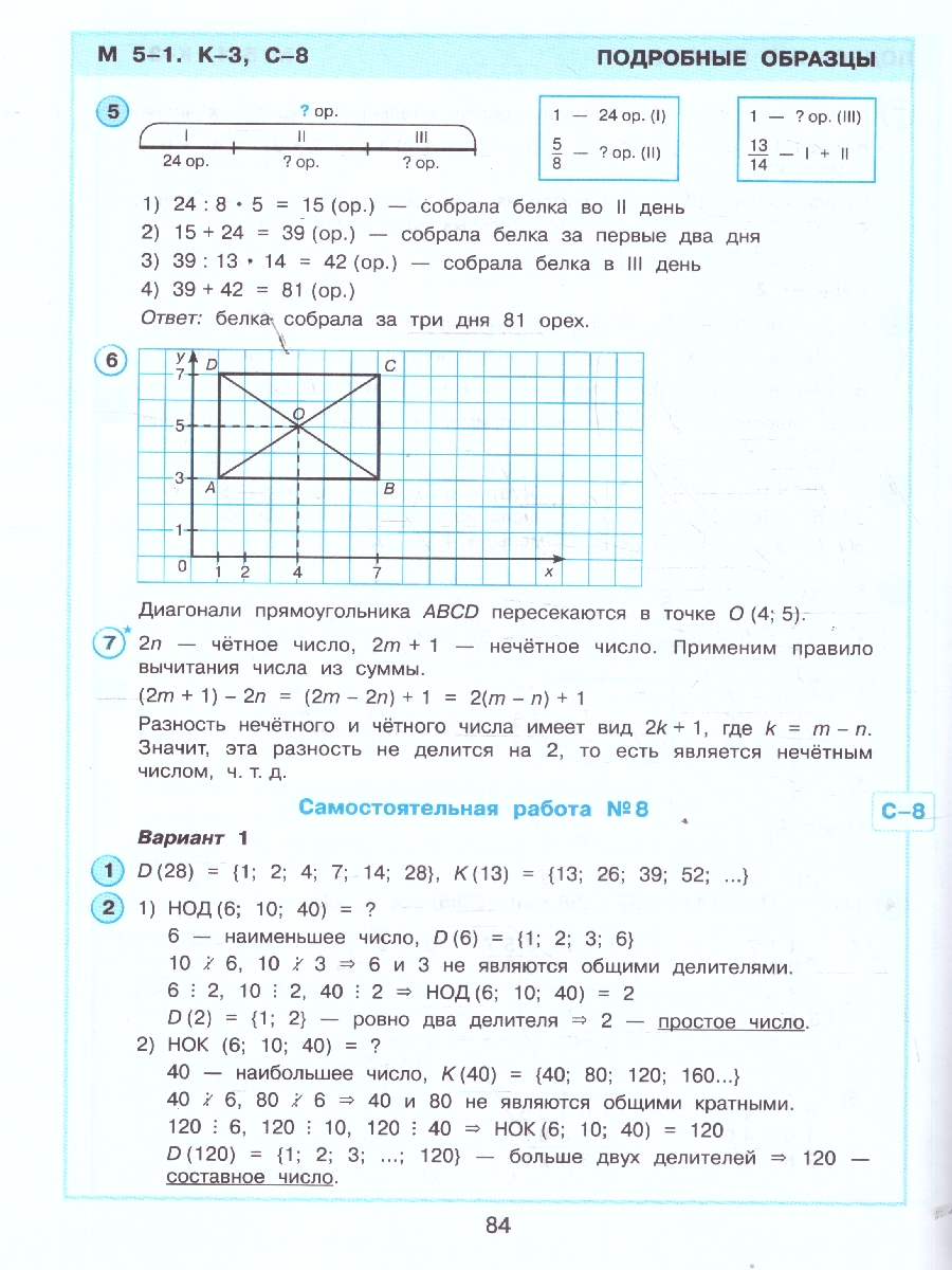 картинка Петерсон Математика Самостоятельные и контр. работы.5 класс. Углубленный уровень. от магазина Рослит