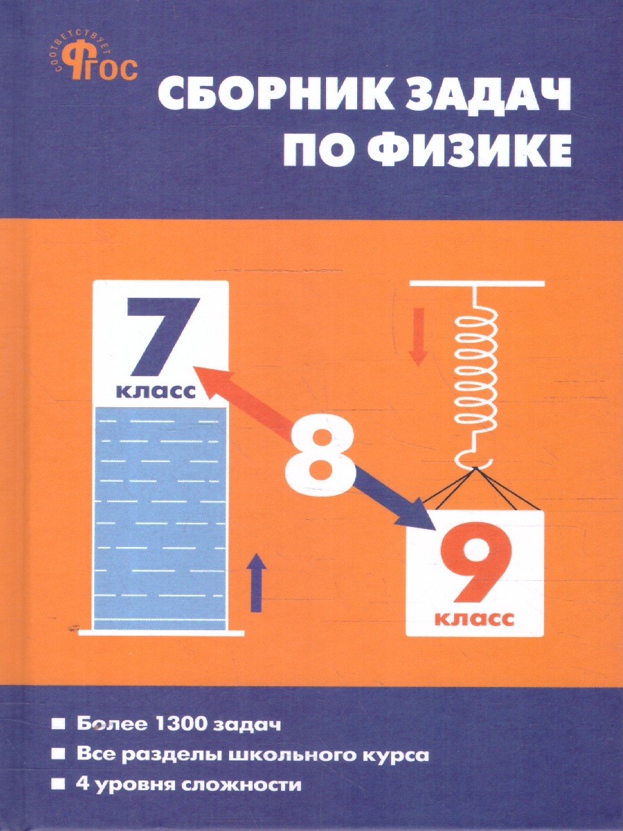 Обложка книги Физика. Сборник задач по физике 7-9 кл. Тв. переплет НОВЫЙ ФГОС/ СЗ (Вако), Автор Московкина Е.Г.; Волков В.А., издательство Вако | купить в книжном магазине Рослит