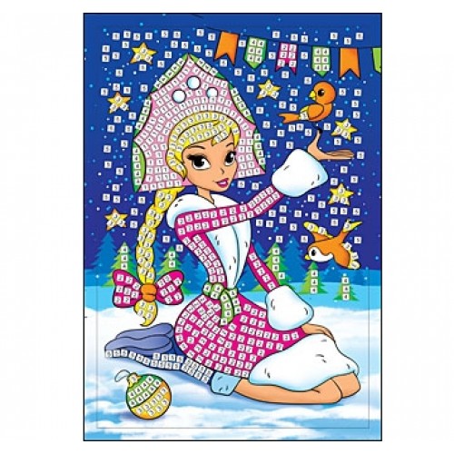 Обложка Мозаика мягкая. Формат А4. Милая снегурочка, издательство Проф-пресс | купить в книжном магазине Рослит